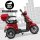 Rolektro E-Trike 25 V.2 Bleigel, Rot Elektroroller, Seniorenroller, Dreirad