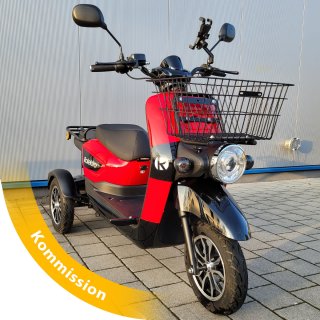 Rolektro E-Carrier 25 V.3 Lithium, Rot | PRIVATVERKAUF