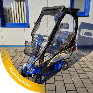 PRIVATVERKAUF- Kymco 10 kmh blau mit Wetterdach