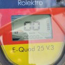Rolektro Elektroroller E-Quad 25 V.3 Lithium Rot